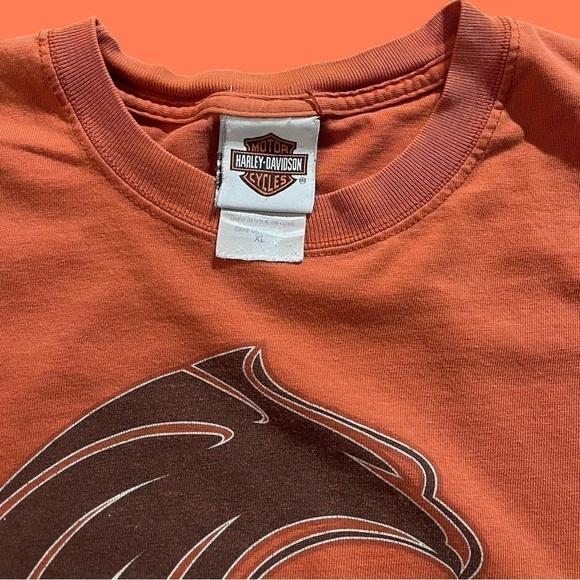 Y2k tribal flame Harley Davidson biker t shirt Hawaii - Picture 6 of 6